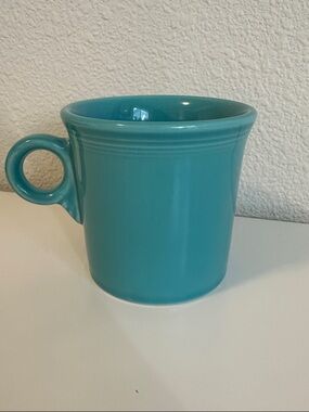 Turquoise Fiestaware Mug with ring handle